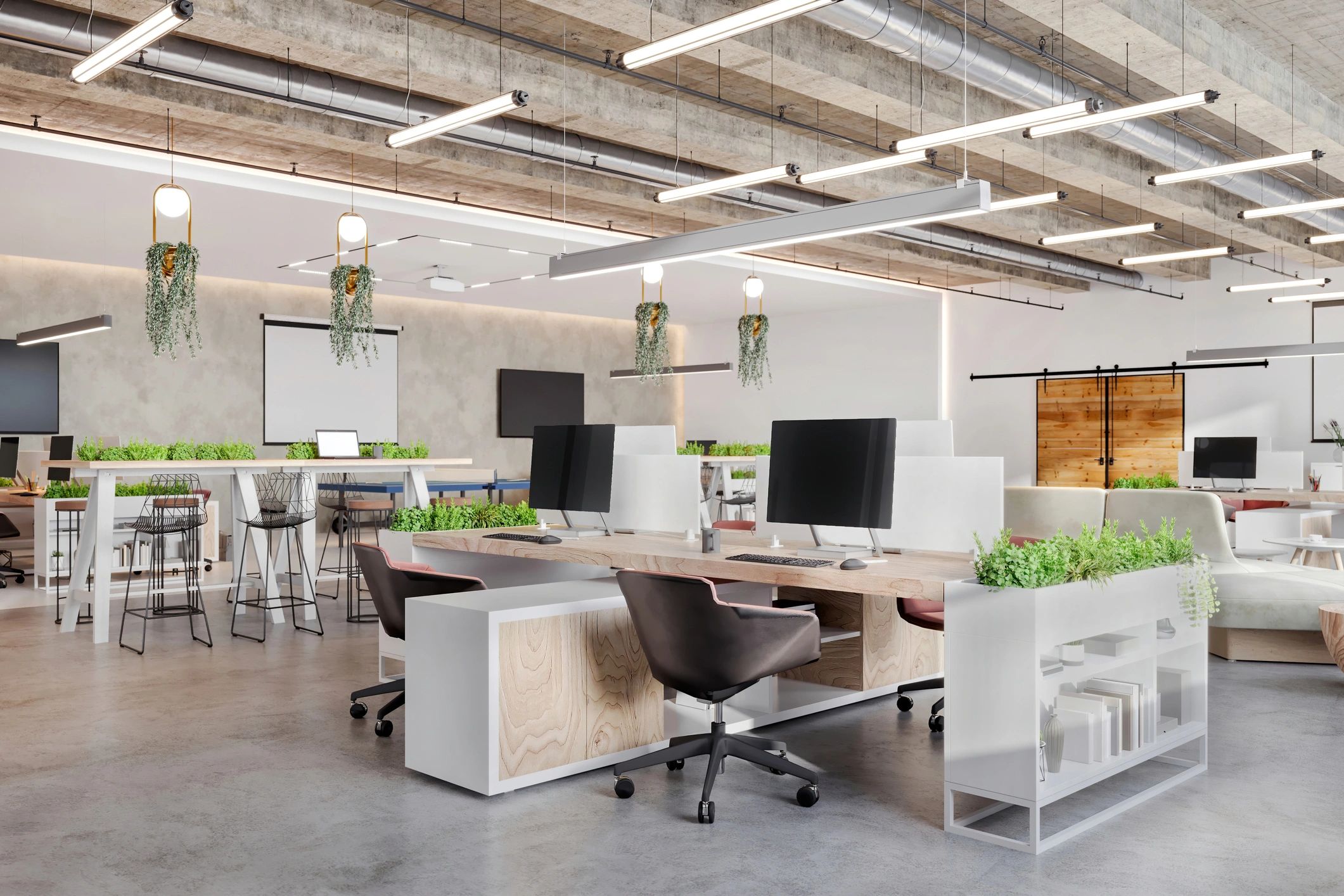 modern finance office