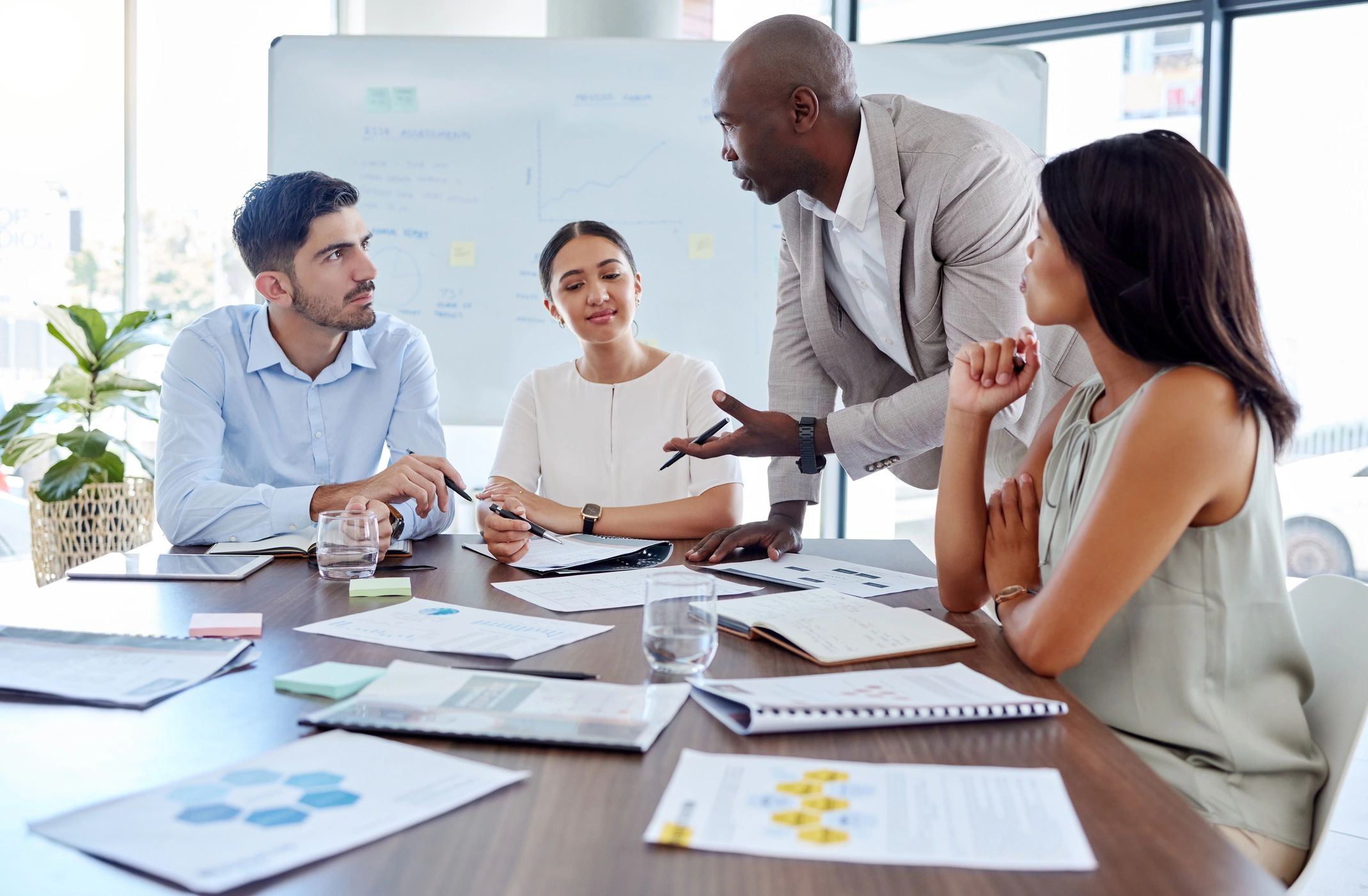 professional financial consultant team