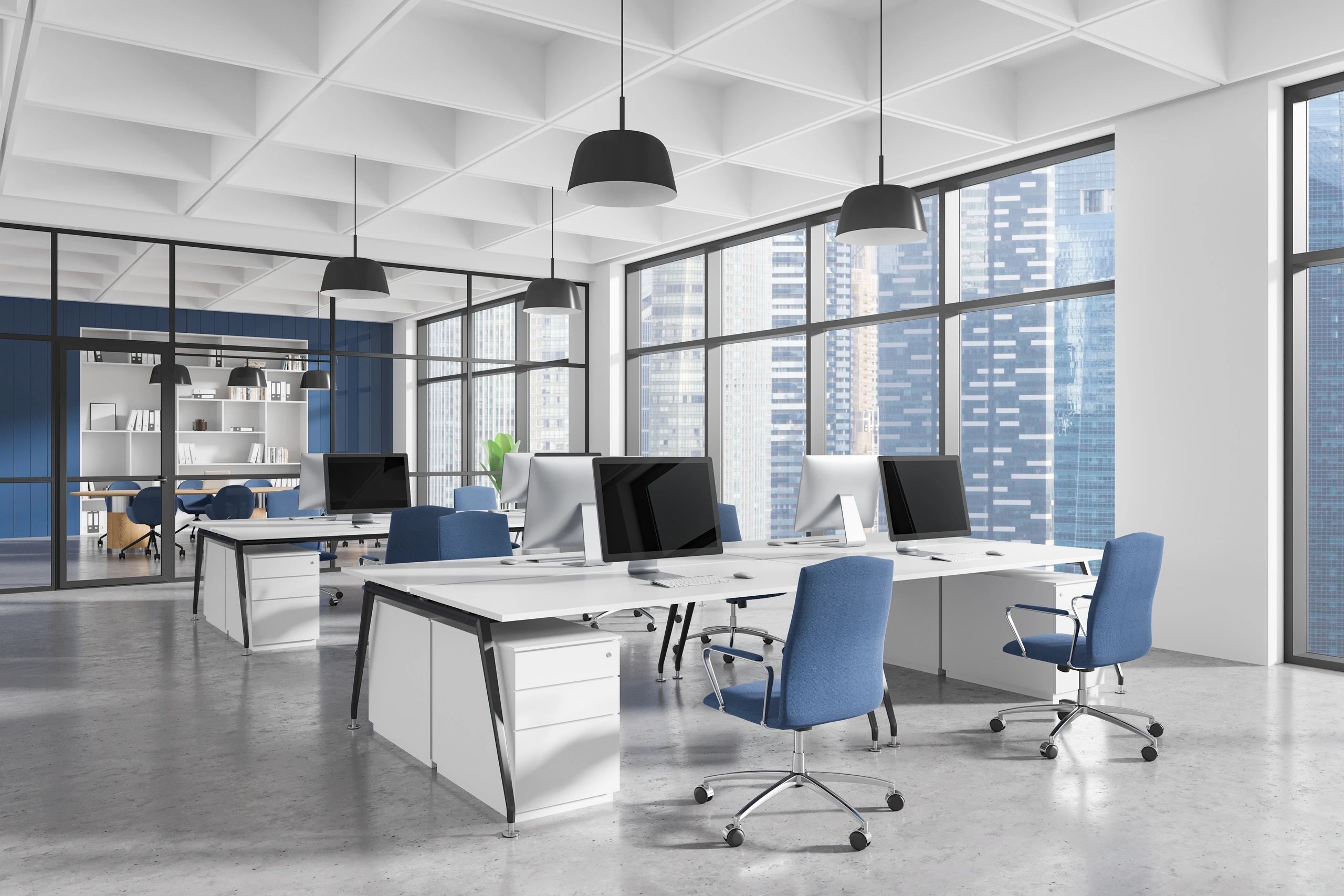 modern finance office
